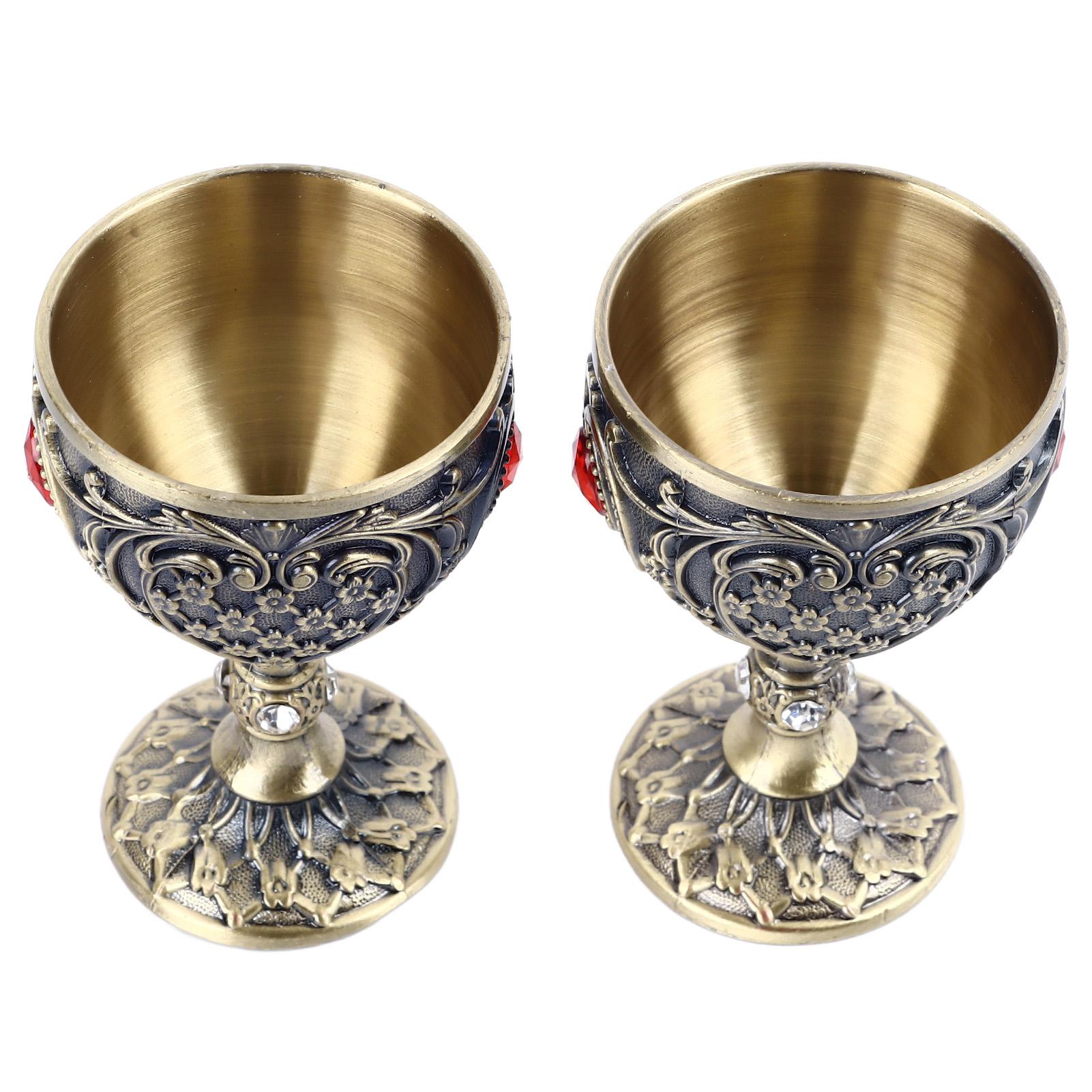 2 шт. Винтажный металлический бокал для вина, тисненый кубок из цинкового сплава, ретро бокалы для вина, украшение для дома бронзовый
2 шт. Винтажный металлический бокал для вина, тисненый кубок из цинкового сплава, ретро бокалы для вина, украшение для дома бронзовый