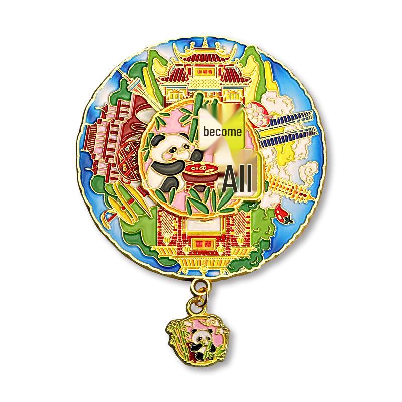 Chengdu Tianfu Square & Wenshu Fang Scenic Souvenir Fridge Magnet
Chengdu Tianfu Square & Wenshu Fang Scenic Souvenir Fridge Magnet