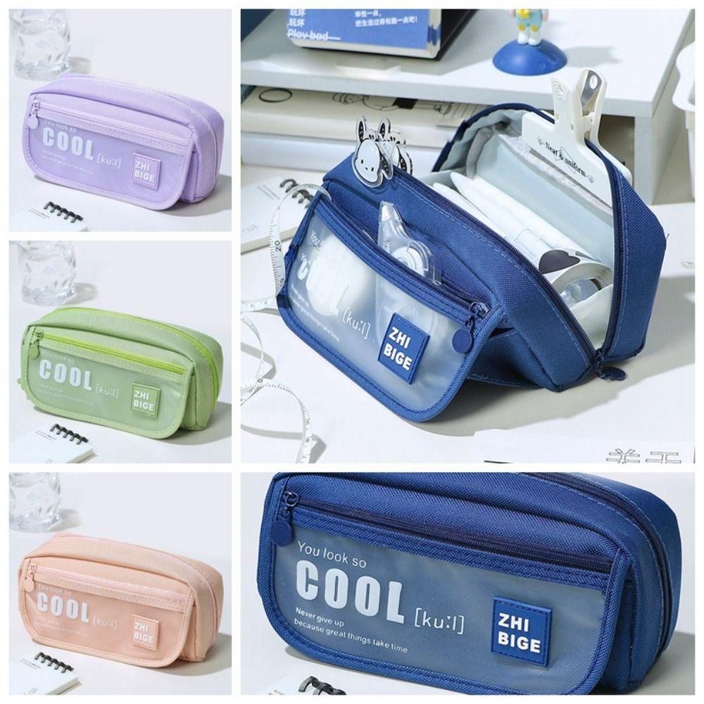 Korean Style Desktop Storage Pouch Multi Layer Pencil Holder Simple Pen Pouch Children F
Korean Style Desktop Storage Pouch Multi Layer Pencil Holder Simple Pen Pouch Children F