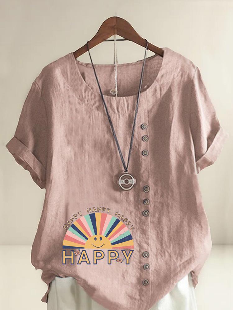Women s Fashion Rainbow Letters Print Printing Shot Sleeve T-shirt Loose Cotton Shirt Casual Loose Summer Plus Size Blouse Tops S розовый
Women s Fashion Rainbow Letters Print Printing Shot Sleeve T-shirt Loose Cotton Shirt Casual Loose Summer Plus Size Blouse Tops S розовый