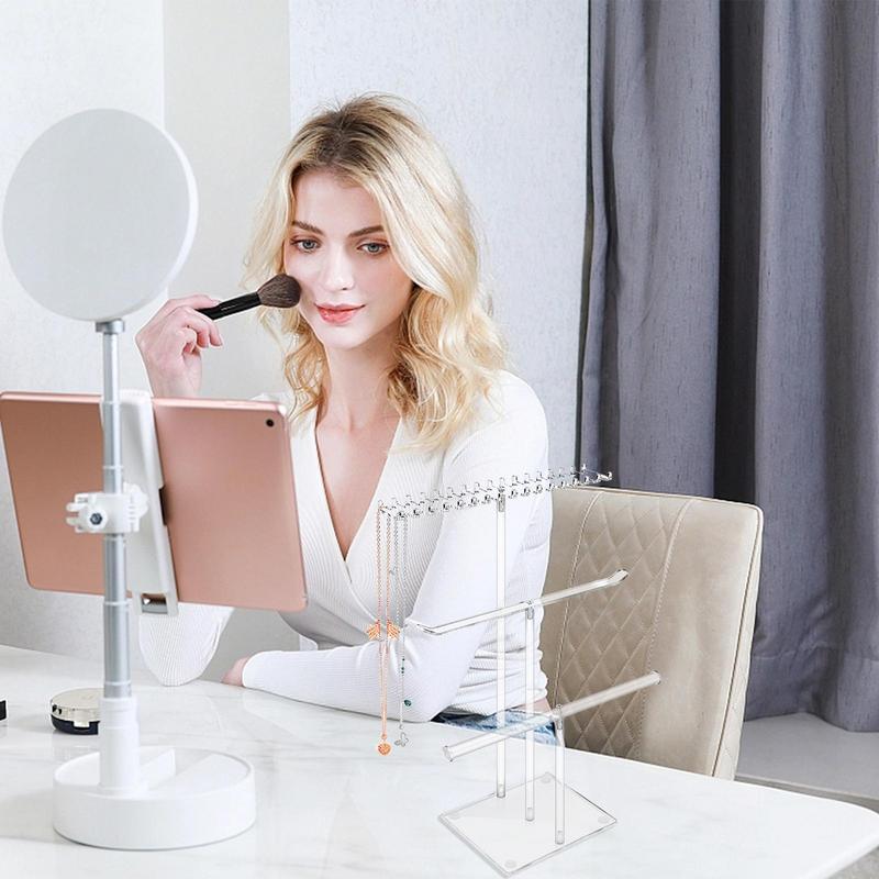 3 Tier Jewelry Stand Clear Acrylic T-Bar Necklace Holder Stand Aesthetic Jewelry Tower Rack For Bracelets Earrings Rings Jewelry прозрачный
3 Tier Jewelry Stand Clear Acrylic T-Bar Necklace Holder Stand Aesthetic Jewelry Tower Rack For Bracelets Earrings Rings Jewelry прозрачный