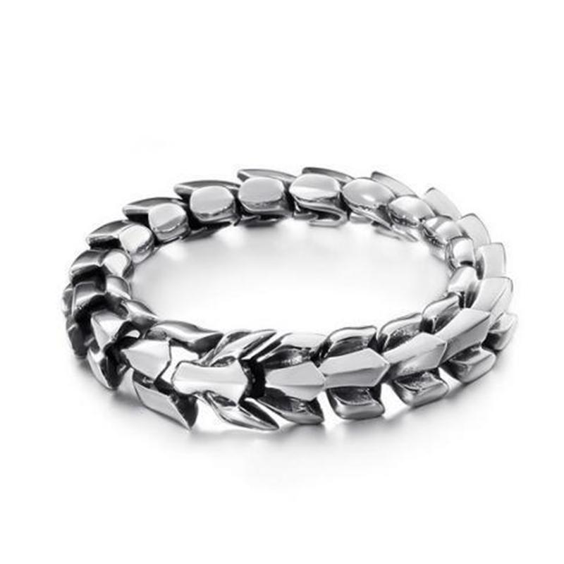Kalen Domineering Dragon Keel Thick Bracelet for Men Shiny Chunky Stainless Steel Jewelry 15MM Viking Bangle Mate Accessories 19CM
Kalen Domineering Dragon Keel Thick Bracelet for Men Shiny Chunky Stainless Steel Jewelry 15MM Viking Bangle Mate Accessories 19CM