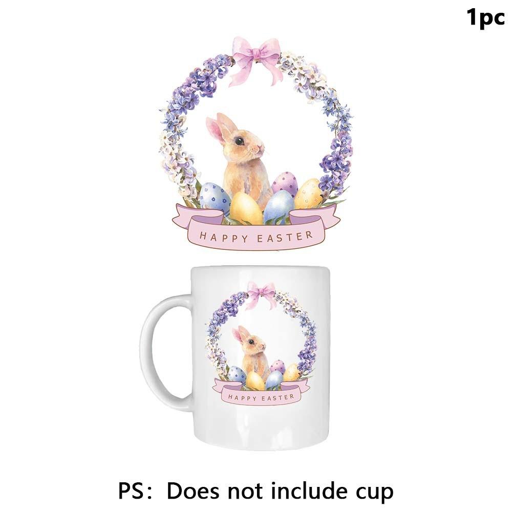Пасхальный милый тематический кролик рисунок термотрансферная печать водяной стакан декор наклейки Style 6
Пасхальный милый тематический кролик рисунок термотрансферная печать водяной стакан декор наклейки Style 6