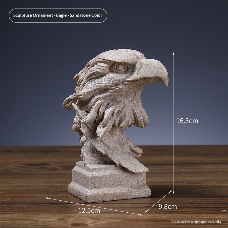 Animal Head Resin Ornament Nordic Style Lion Eagle Handicraft Office Decoration Living Room Entrance Sculpture Decoration
Animal Head Resin Ornament Nordic Style Lion Eagle Handicraft Office Decoration Living Room Entrance Sculpture Decoration