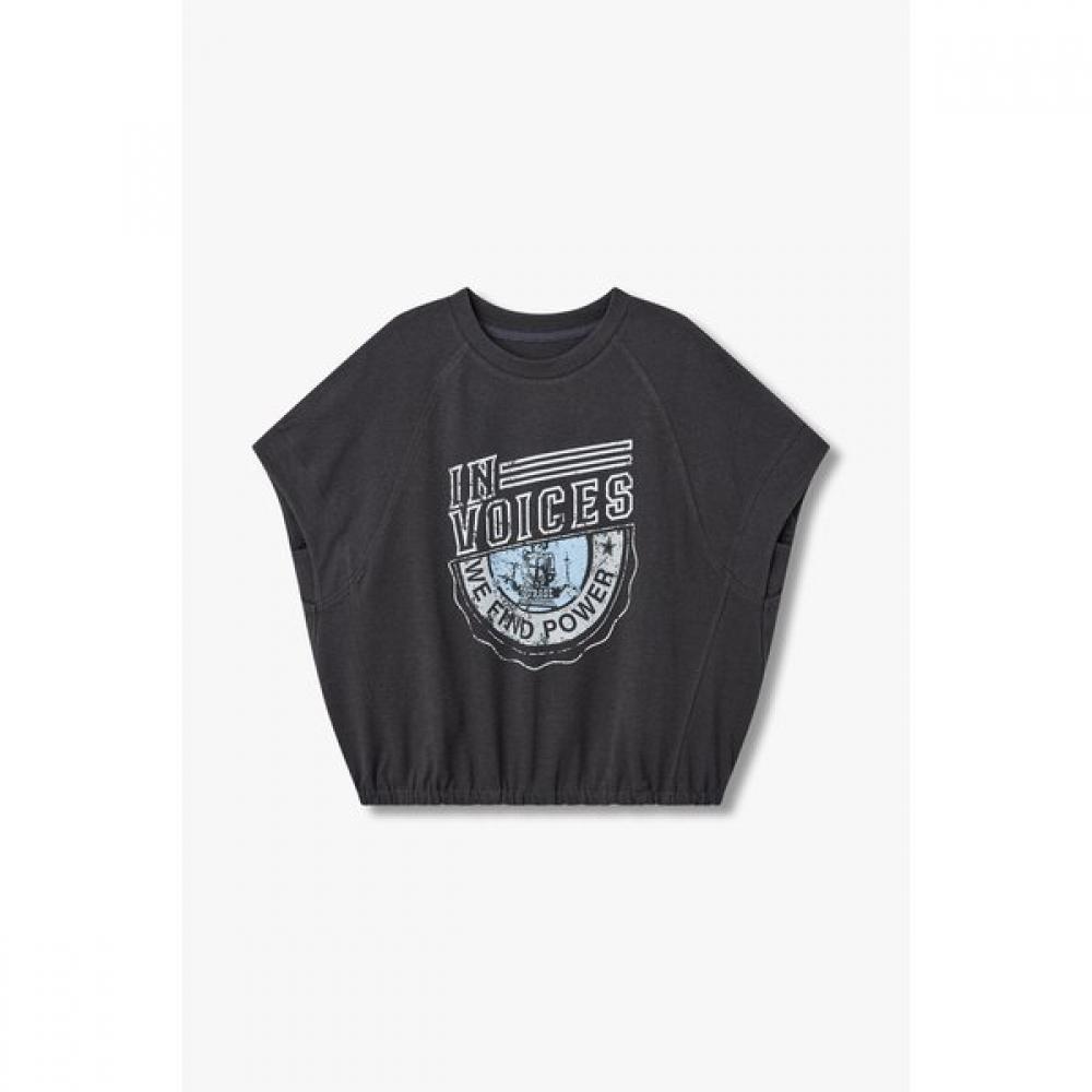 Vov Graphic Cap Sleeve T shirT 7156340003 charcoal/S
Vov Graphic Cap Sleeve T shirT 7156340003 charcoal/S