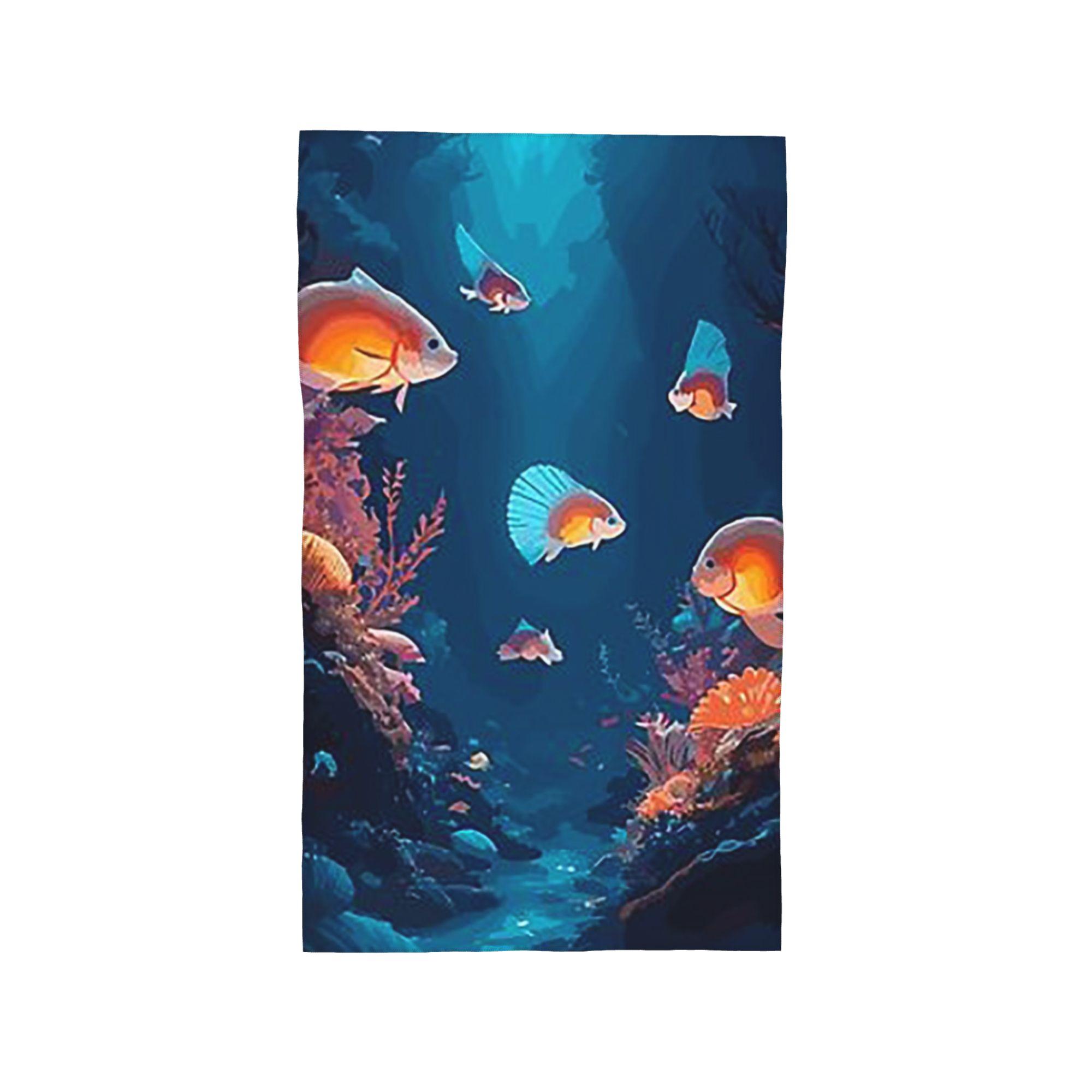 underwater world Tropical Fish Soft Face Towel Quick Dry Pool Bath Cotton Towels Breathable W40*H60(CM)
underwater world Tropical Fish Soft Face Towel Quick Dry Pool Bath Cotton Towels Breathable W40*H60(CM)