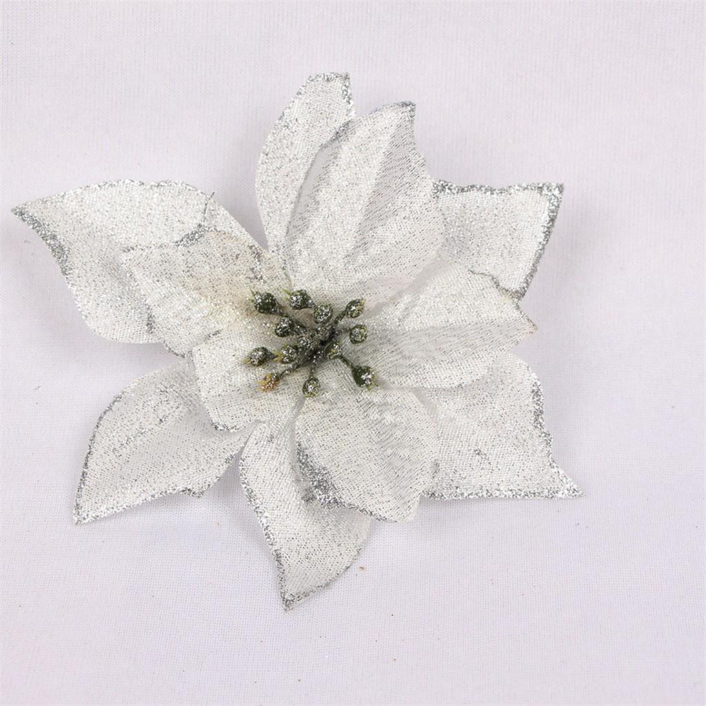 Artificial Fabric Flower Glitter Wedding Party Decor Christmas Tree Decoration серебряный
Artificial Fabric Flower Glitter Wedding Party Decor Christmas Tree Decoration серебряный