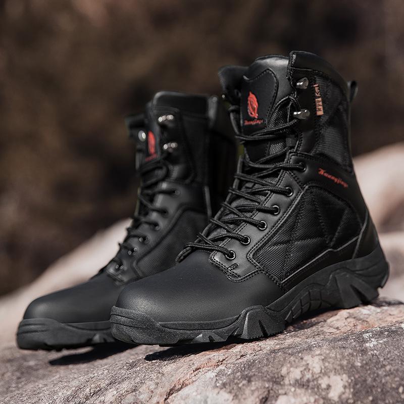 Men s High-Top Steel Toe Tactical Military Combat Boots - Desert & Mountaineering Size 40
Men s High-Top Steel Toe Tactical Military Combat Boots - Desert & Mountaineering Size 40