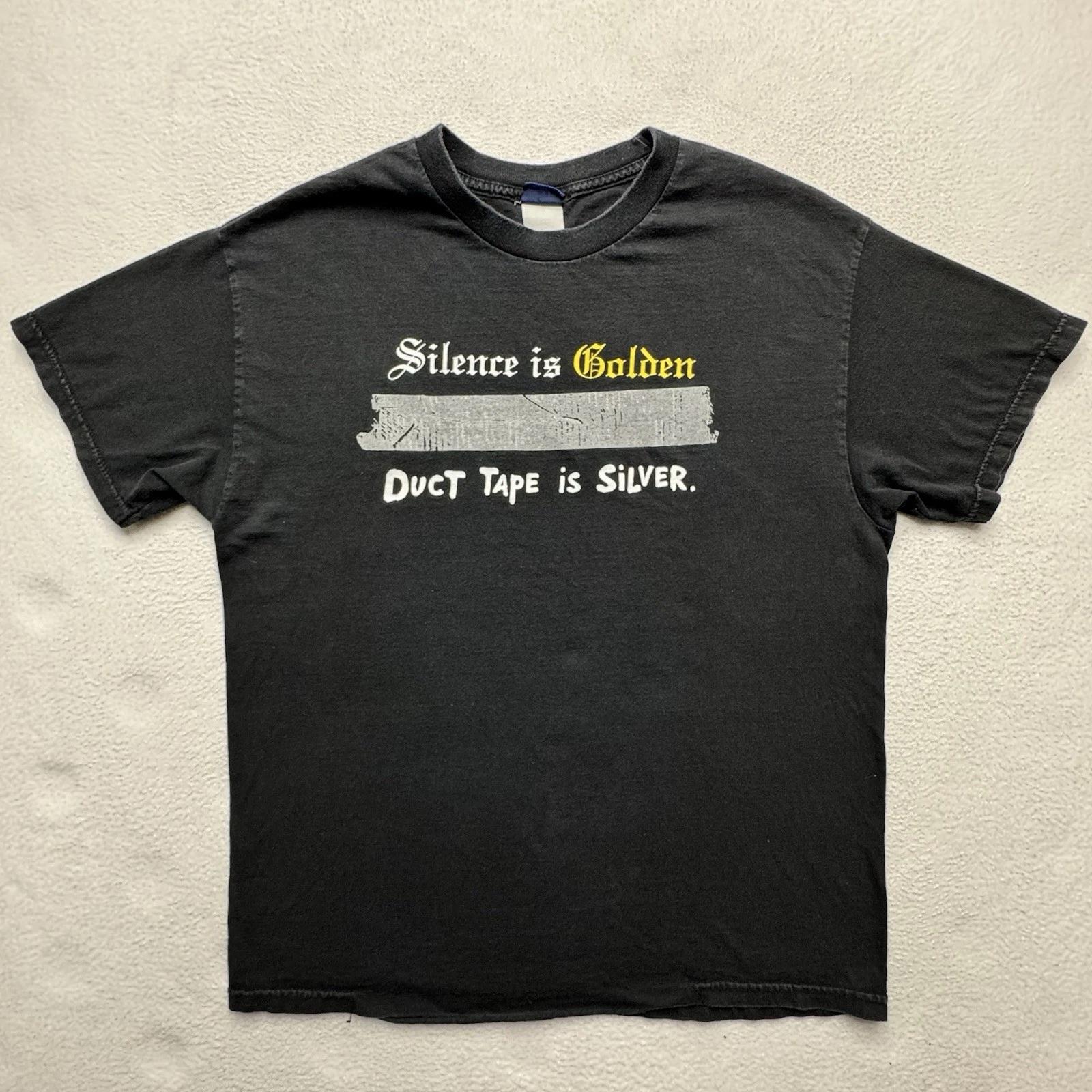 vintage y2k Duct Tape parody graphic t-shirt mens Medium Funny Humor 4XL
vintage y2k Duct Tape parody graphic t-shirt mens Medium Funny Humor 4XL