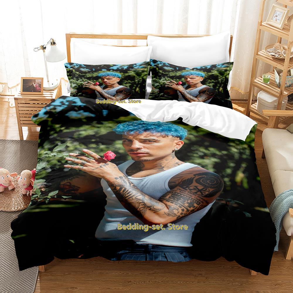Comforter Rauw Alejandro Bedding Set Single Twin Full Queen King Size Bed Set Adult Kid Bedroom Three-Piece Suits Anime Bed Comforter (quilt)-EU Single(135*200cm)3pcs
Comforter Rauw Alejandro Bedding Set Single Twin Full Queen King Size Bed Set Adult Kid Bedroom Three-Piece Suits Anime Bed Comforter (quilt)-EU Single(135*200cm)3pcs
