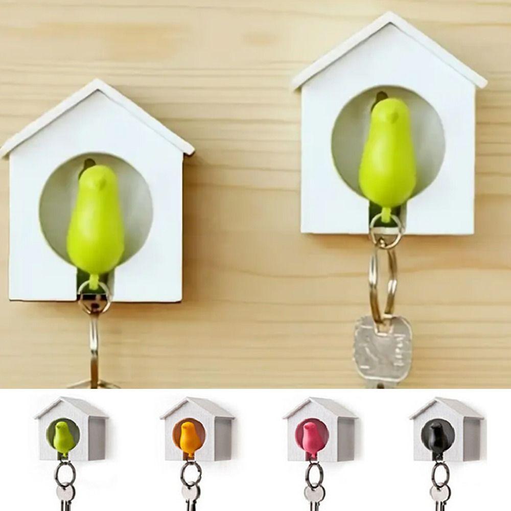 Wall Mounted Sparrow House Keychain Birdhouse Shape Key Hanger Creative Sparrow Key Holder Wall жовтий
Wall Mounted Sparrow House Keychain Birdhouse Shape Key Hanger Creative Sparrow Key Holder Wall жовтий
