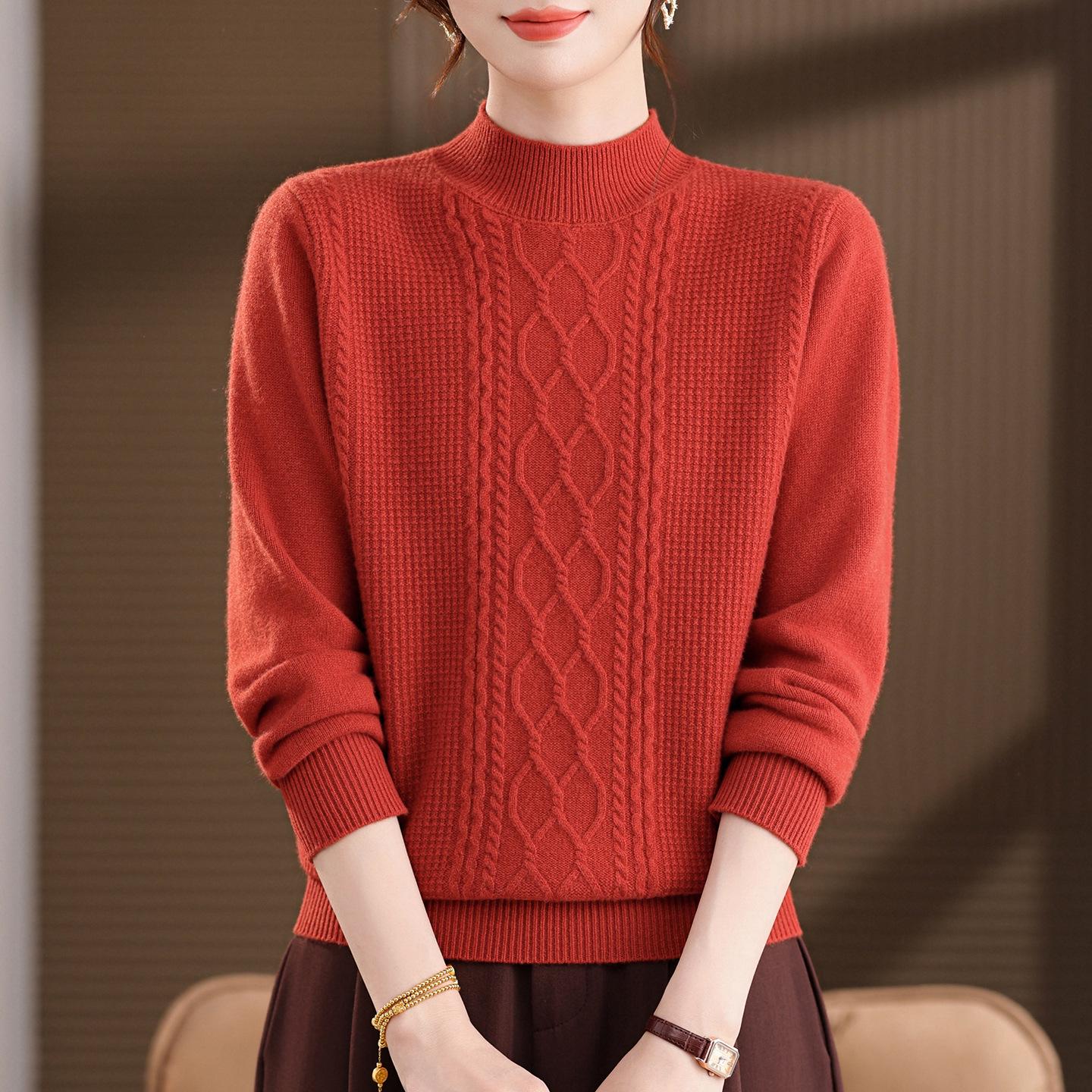 Luxurious Women s Wool Sweater 2025: Double-Strand, Thickened, Semi-High Neck, Perfect for Middle-Aged and Elderly This Winter. 3XL помаранчевий
Luxurious Women s Wool Sweater 2025: Double-Strand, Thickened, Semi-High Neck, Perfect for Middle-Aged and Elderly This Winter. 3XL помаранчевий