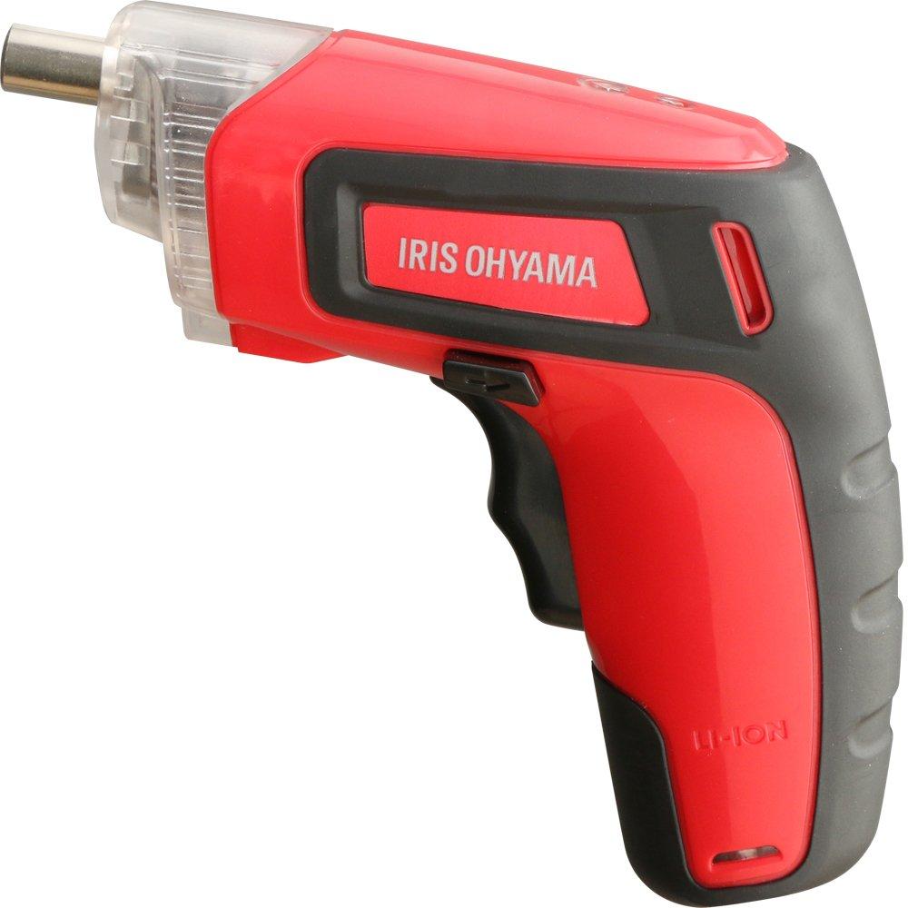 IRIS OHYAMA Cordless Electric Screwdriver with 10 USB Charging LED Light Lightweight Red Bits, Cable, Function, 380g, JDD351-R,
IRIS OHYAMA Cordless Electric Screwdriver with 10 USB Charging LED Light Lightweight Red Bits, Cable, Function, 380g, JDD351-R,