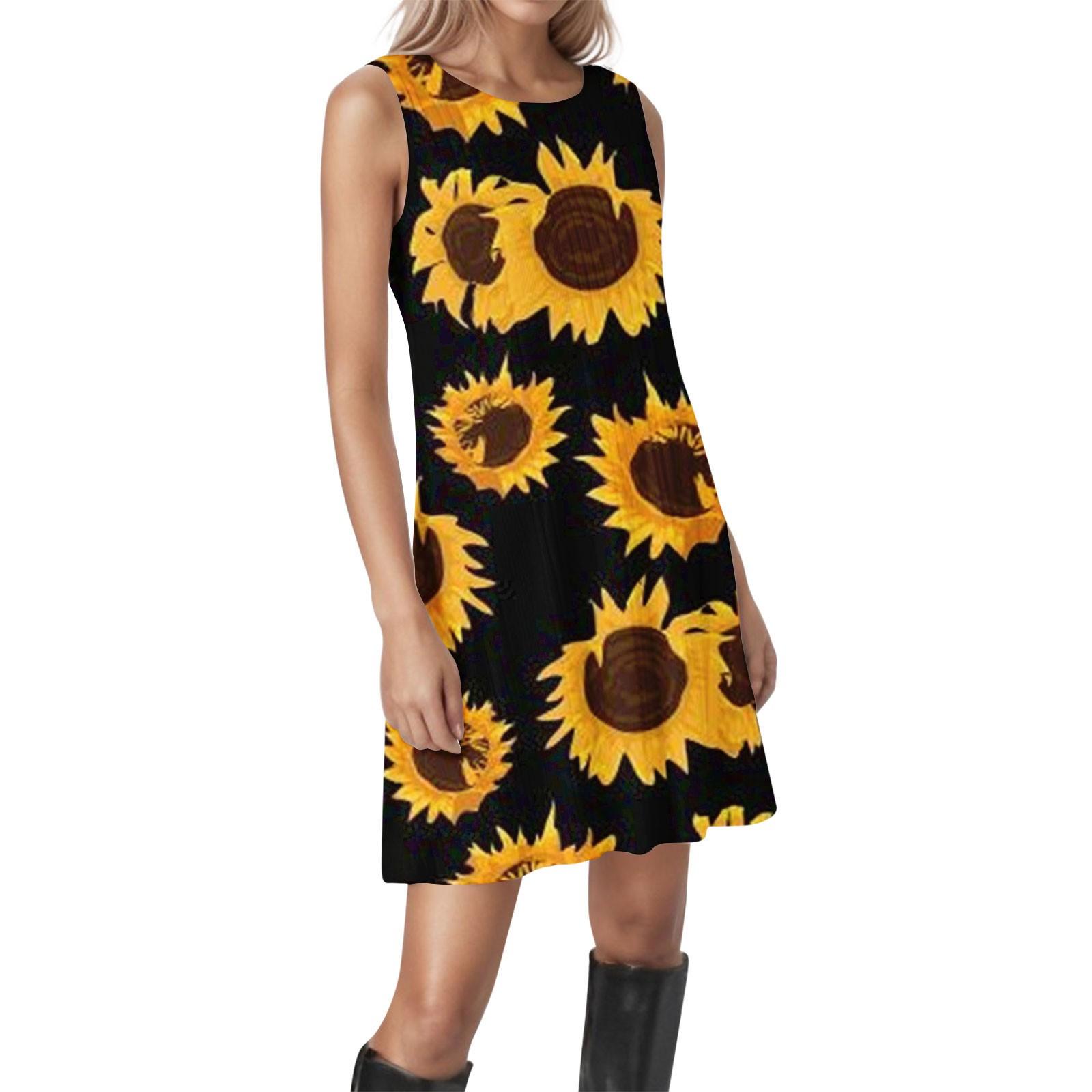 Женские винтажные цветочные повседневные платья без рукавов с круглым вырезом и текстурой XXL чёрный
Женские винтажные цветочные повседневные платья без рукавов с круглым вырезом и текстурой XXL чёрный