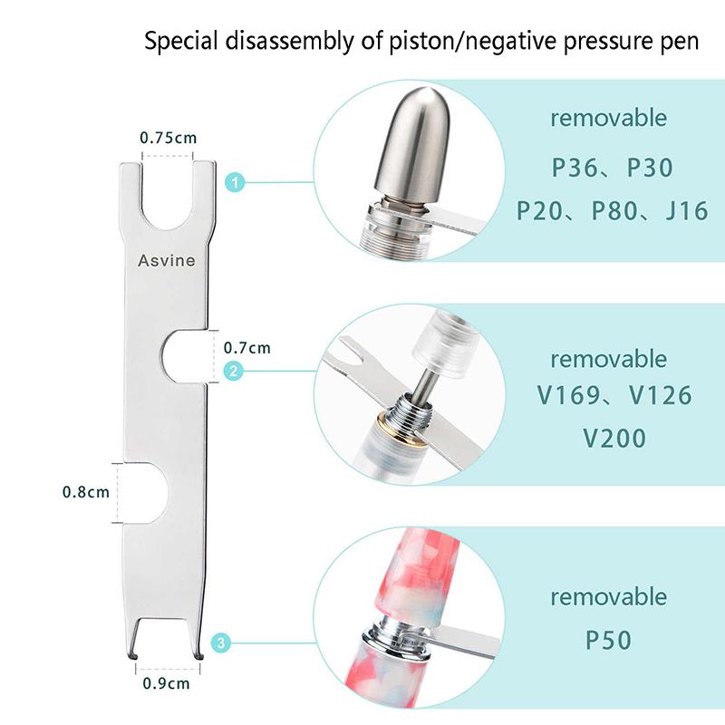 Multifunction Removing Tools Wrench For Asvine P20 P36 P30 P50 V169 Piston And Vacuum Fountain Pens School Office Stationery срібний
Multifunction Removing Tools Wrench For Asvine P20 P36 P30 P50 V169 Piston And Vacuum Fountain Pens School Office Stationery срібний