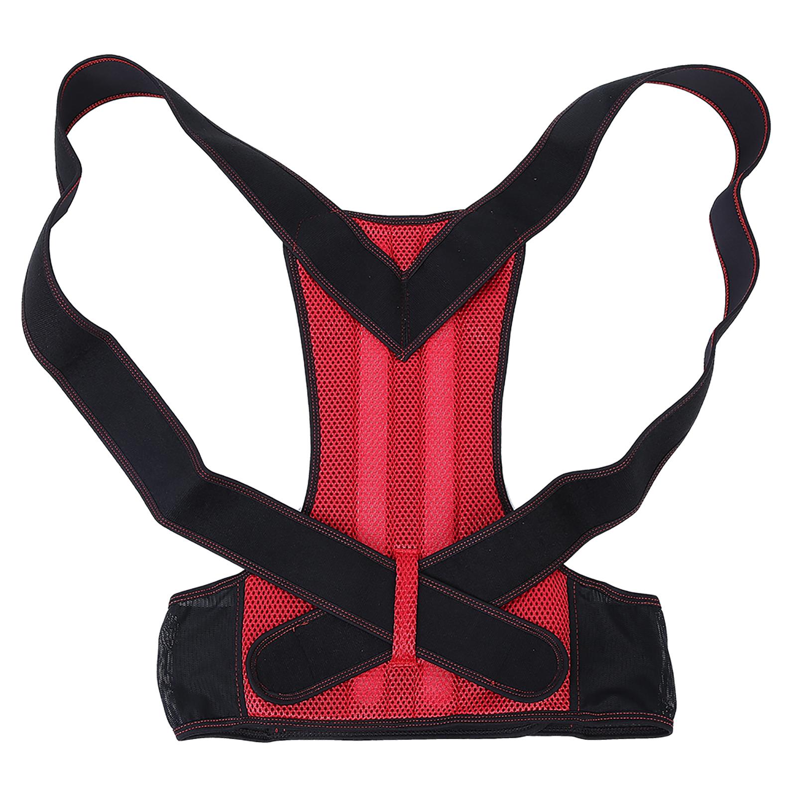 Unisex Adjustable Posture Corrector Brace Hunchback Correction Belt Back Spine SupportM Red червоний
Unisex Adjustable Posture Corrector Brace Hunchback Correction Belt Back Spine SupportM Red червоний