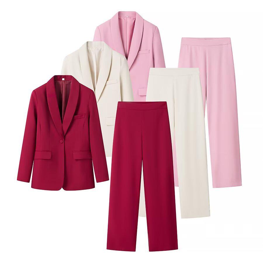 2024 Autumn/Winter European & American Women s Tuxedo Collar Suit Jacket + Pants Set Medium
2024 Autumn/Winter European & American Women s Tuxedo Collar Suit Jacket + Pants Set Medium