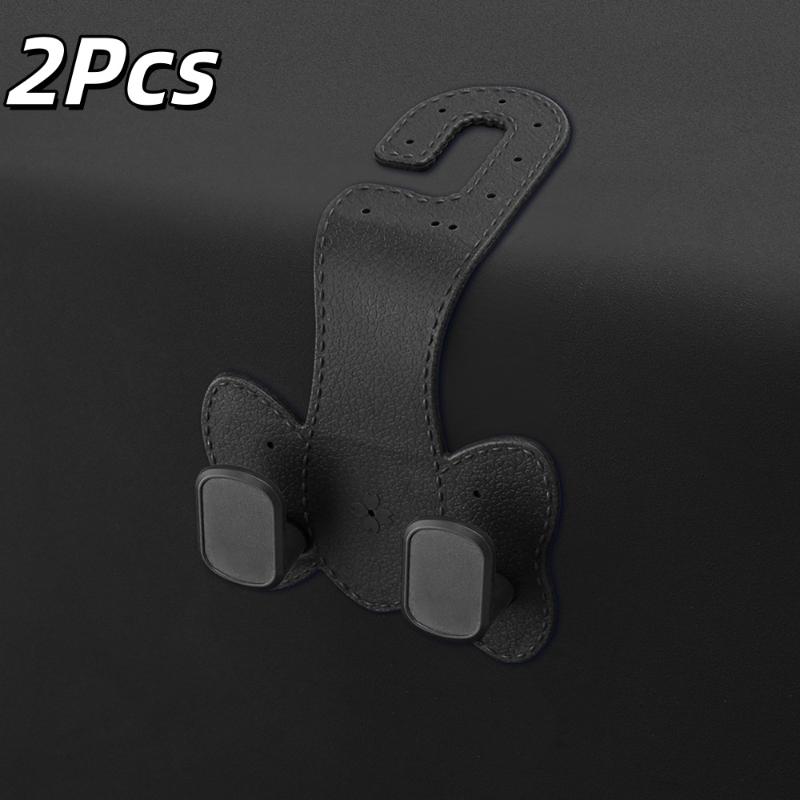 2/4Pcs 2-in-1 Pu Leather Material Butterfly Bow Double Hook Car Seat Rear Storage Hook No Punching Can Hide Storage Hook
2/4Pcs 2-in-1 Pu Leather Material Butterfly Bow Double Hook Car Seat Rear Storage Hook No Punching Can Hide Storage Hook