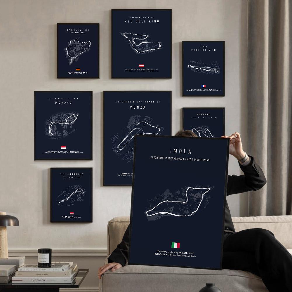 F1 Imola Monaco Track Circuit Formula Motorsport Race Poster Ретро-наклейка из крафт-бумаги DIY Room Bar Cafe Stickers Wall Painting 21cm×30cm NoFrame
F1 Imola Monaco Track Circuit Formula Motorsport Race Poster Ретро-наклейка из крафт-бумаги DIY Room Bar Cafe Stickers Wall Painting 21cm×30cm NoFrame