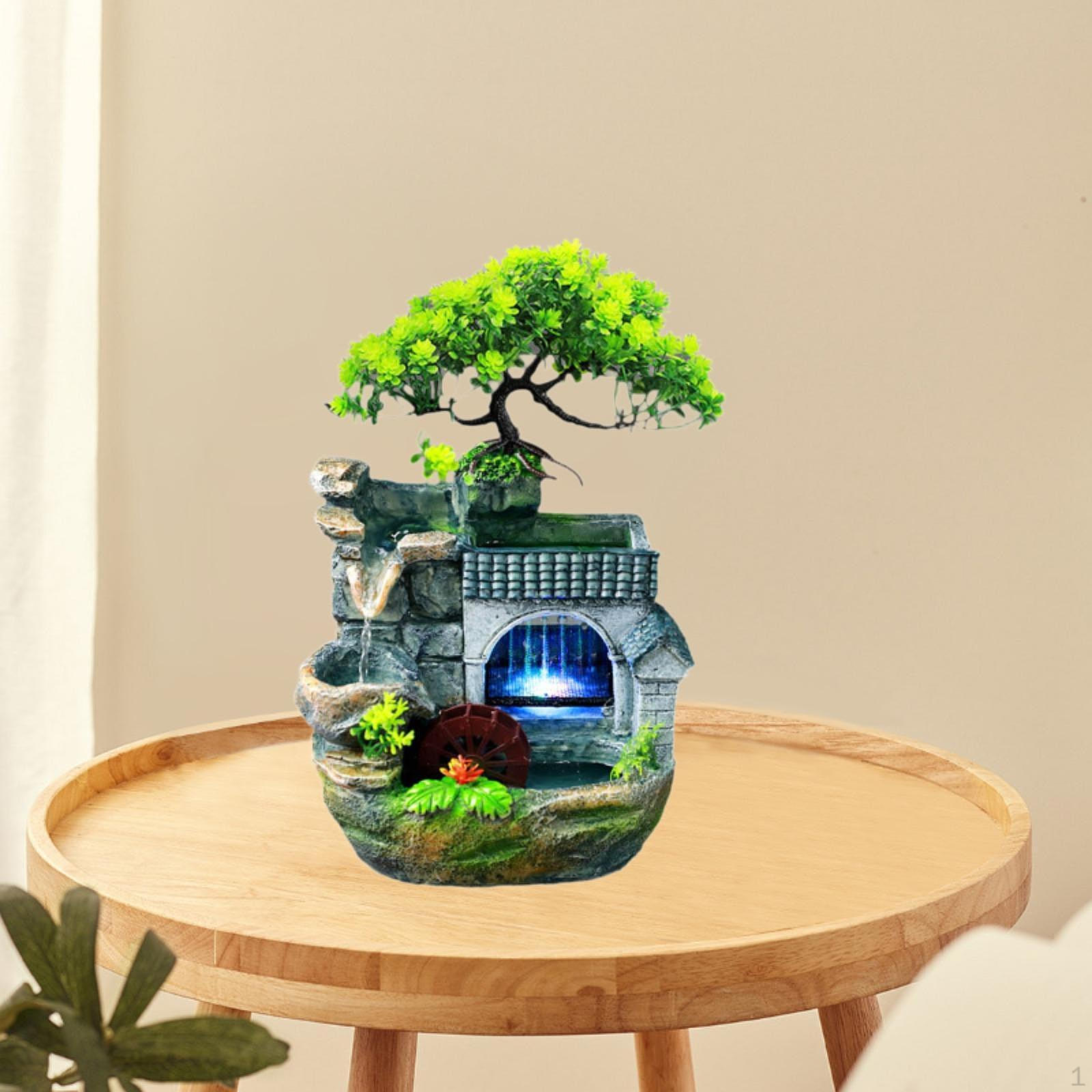 Table Water Fountain with Colorful Light EU 220V Plug for Bedroom Decorative
Table Water Fountain with Colorful Light EU 220V Plug for Bedroom Decorative