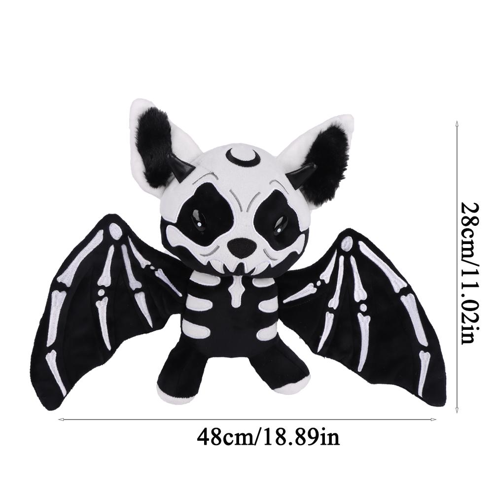 28cm Spooky Holiday Two-color Skeleton Bat Plush Toy Stuffed Skeleton Animal Playthings Adorable Plushie Doll Home Decor Spooky Holiday Holiday 28cm чёрный
28cm Spooky Holiday Two-color Skeleton Bat Plush Toy Stuffed Skeleton Animal Playthings Adorable Plushie Doll Home Decor Spooky Holiday Holiday 28cm чёрный