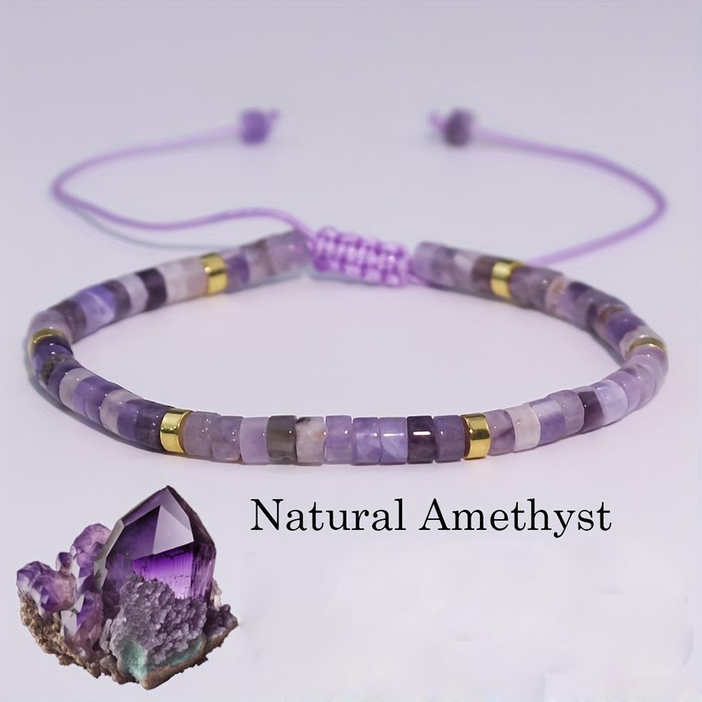 Регулируемый браслет с синим аквамарином - изысканный и минималистичный дизайн с натуральными камнями, идеально подходит для повседневного наряда или в качестве подарка, ювелирные изделия с аквамарином фиолетовый
Регулируемый браслет с синим аквамарином - изысканный и минималистичный дизайн с натуральными камнями, идеально подходит для повседневного наряда или в качестве подарка, ювелирные изделия с аквамарином фиолетовый