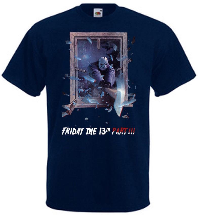 Friday The 13th v10 T shirt navy blue movie poster all sizes S-5XL XL
Friday The 13th v10 T shirt navy blue movie poster all sizes S-5XL XL