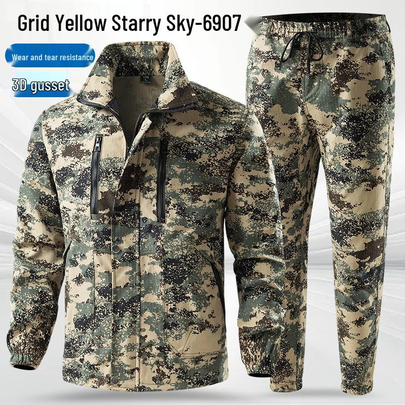 Men s Wear-Resistant Workwear Set: Breathable Camouflage for Spring & Autumn - Ideal for Work, Training, Casual, or Mountaineering. 190 (180-200 lbs)
Men s Wear-Resistant Workwear Set: Breathable Camouflage for Spring & Autumn - Ideal for Work, Training, Casual, or Mountaineering. 190 (180-200 lbs)