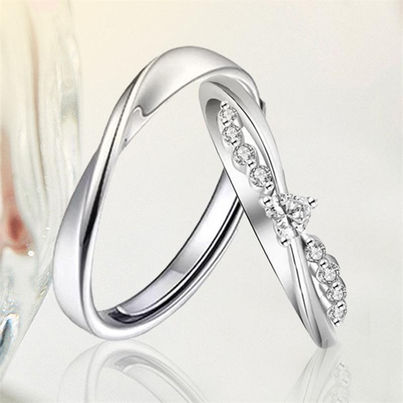 Möbius River of Love Zirconia Double Rings - Full Sugar Sweetheart Design for Couples Standard
Möbius River of Love Zirconia Double Rings - Full Sugar Sweetheart Design for Couples Standard