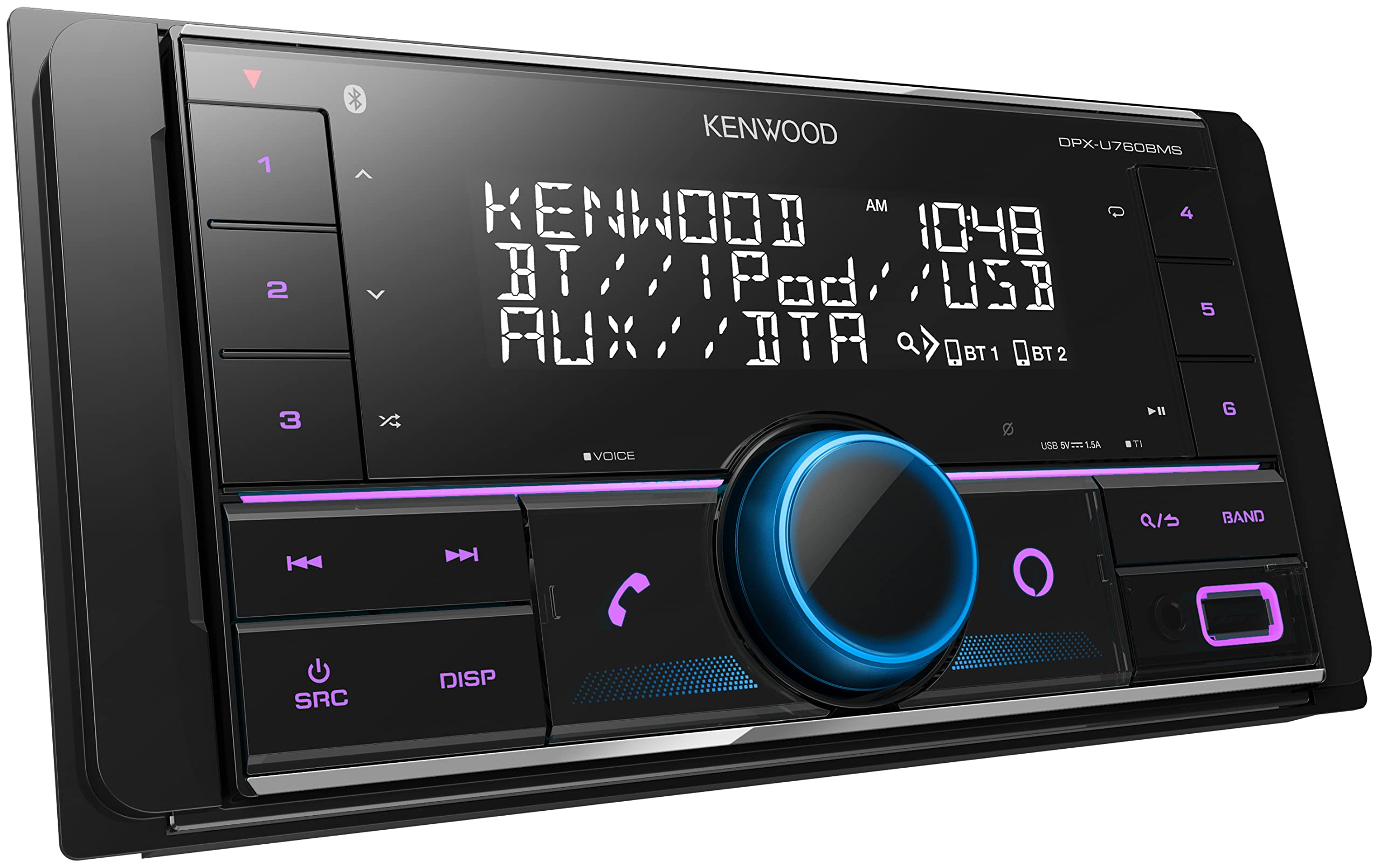 Kenwood 2DIN Receiver MP3 WMA AAC WAV FLAC compatible USB iPod Bluetooth KENWOOD DPX-U760BMS
Kenwood 2DIN Receiver MP3 WMA AAC WAV FLAC compatible USB iPod Bluetooth KENWOOD DPX-U760BMS