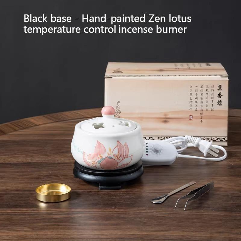 Ceramic Electronic Incense Burner/Hand-painted Electric Heating Regular Temperature Control Home Decoration Buddhist Supplies
Ceramic Electronic Incense Burner/Hand-painted Electric Heating Regular Temperature Control Home Decoration Buddhist Supplies