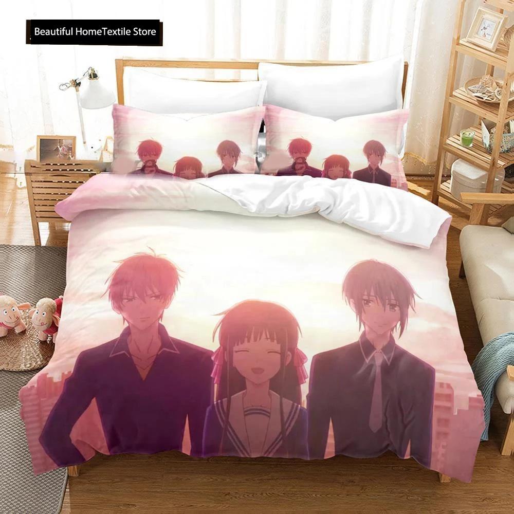 Anime Fruits Basket Bedding Set Duvet Cover King Size Home Textile Soft Comforter Cover for Bedroom Decor 70x133cm 2pcs
Anime Fruits Basket Bedding Set Duvet Cover King Size Home Textile Soft Comforter Cover for Bedroom Decor 70x133cm 2pcs
