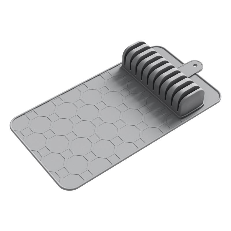 Silicone Knives Organizer Kitchen Knife Holder Detachable Cutlery Anti Slip Pad 10 Slots Knives Holder Home Kitchen Accessories серый
Silicone Knives Organizer Kitchen Knife Holder Detachable Cutlery Anti Slip Pad 10 Slots Knives Holder Home Kitchen Accessories серый