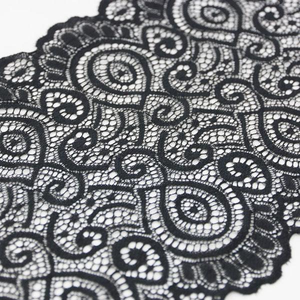 (3 Meters) 18cm White Elastic Lace Fabric French Hollow Underwear Stretch Laces Trim DIY Clothing Design And Production чёрный
(3 Meters) 18cm White Elastic Lace Fabric French Hollow Underwear Stretch Laces Trim DIY Clothing Design And Production чёрный