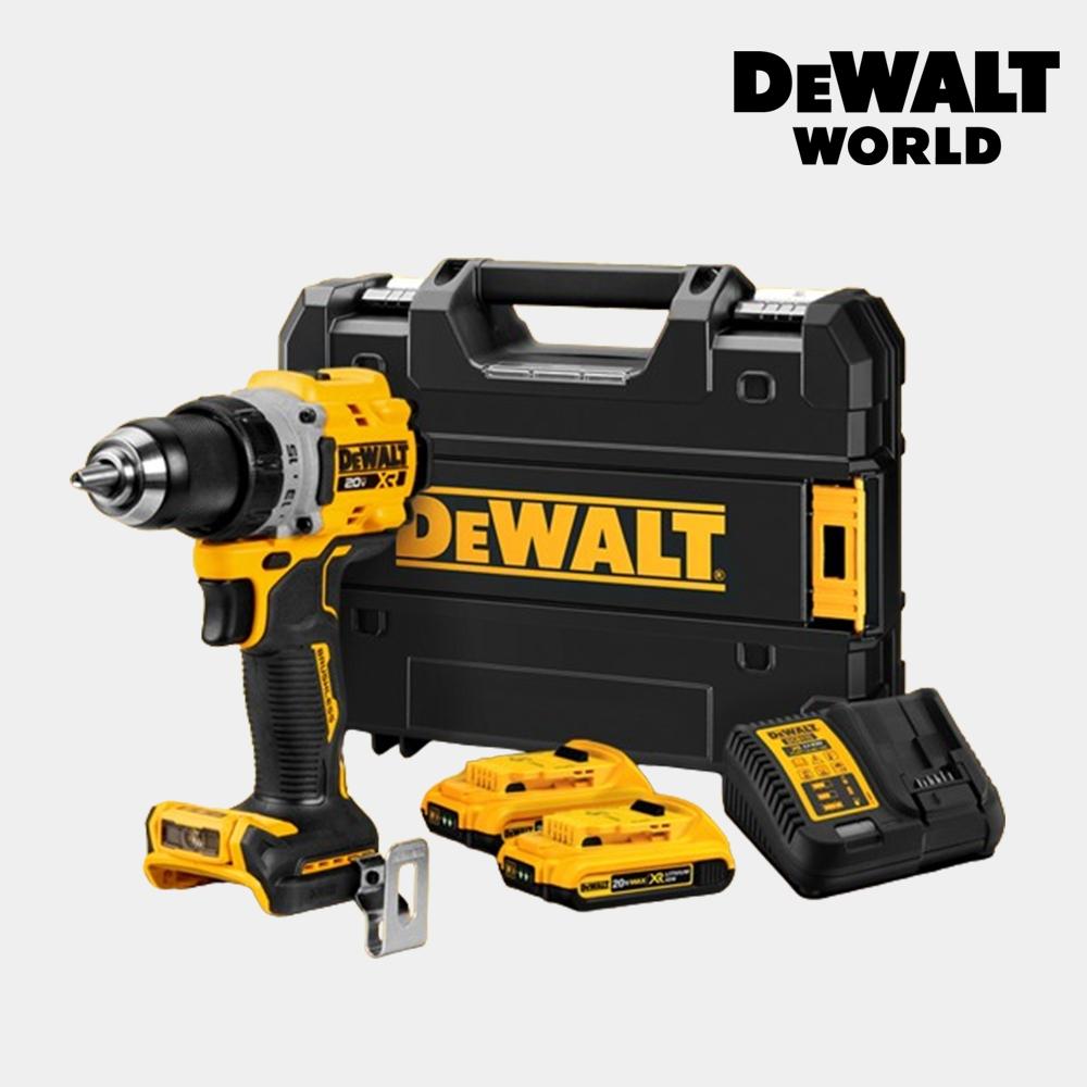 Компактная дрель-шуруповерт DeWalt 20V MAX Charging DCD800D2T, набор из 2 аккумуляторов
Компактная дрель-шуруповерт DeWalt 20V MAX Charging DCD800D2T, набор из 2 аккумуляторов