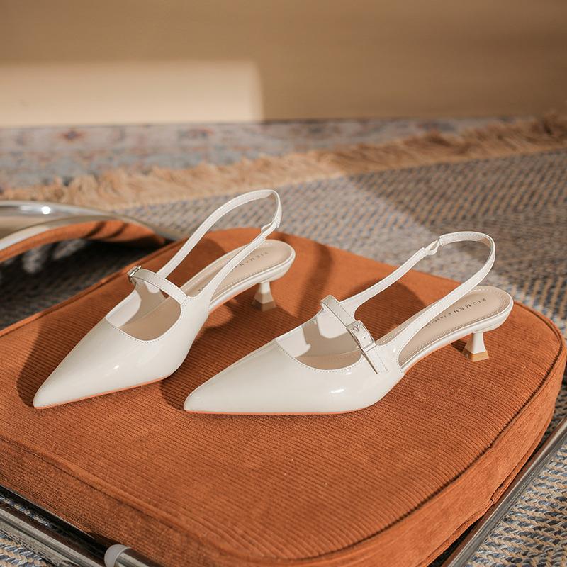 Fashion summer new high-heeled thin-heeled pointed-pointed shallow mouth rear empty women s sandals 39
Fashion summer new high-heeled thin-heeled pointed-pointed shallow mouth rear empty women s sandals 39