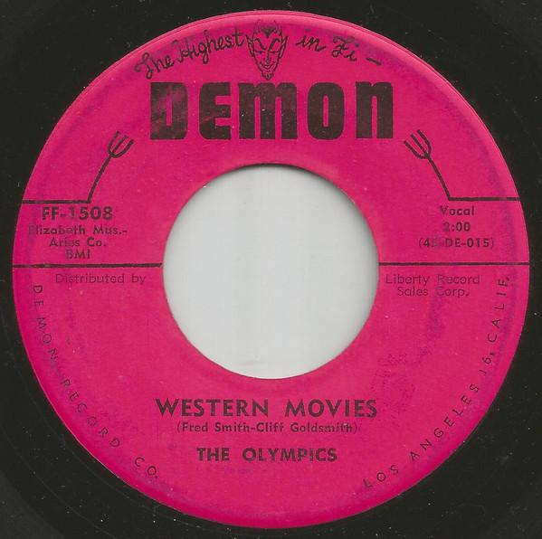 7inch Record OLYMPICS Western Movies FF1508 Demon 1958 US Rock Used
7inch Record OLYMPICS Western Movies FF1508 Demon 1958 US Rock Used