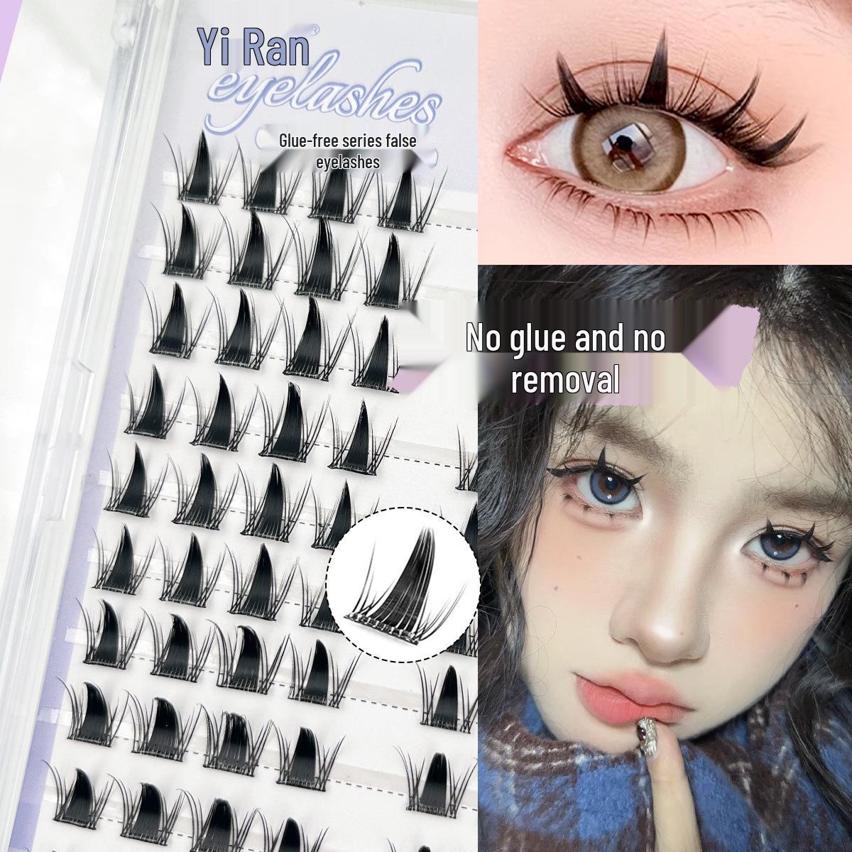 Naughty Elf No-Glue Large Capacity Natural Curled False Eyelash Strips Single Box Eyelashes
Naughty Elf No-Glue Large Capacity Natural Curled False Eyelash Strips Single Box Eyelashes