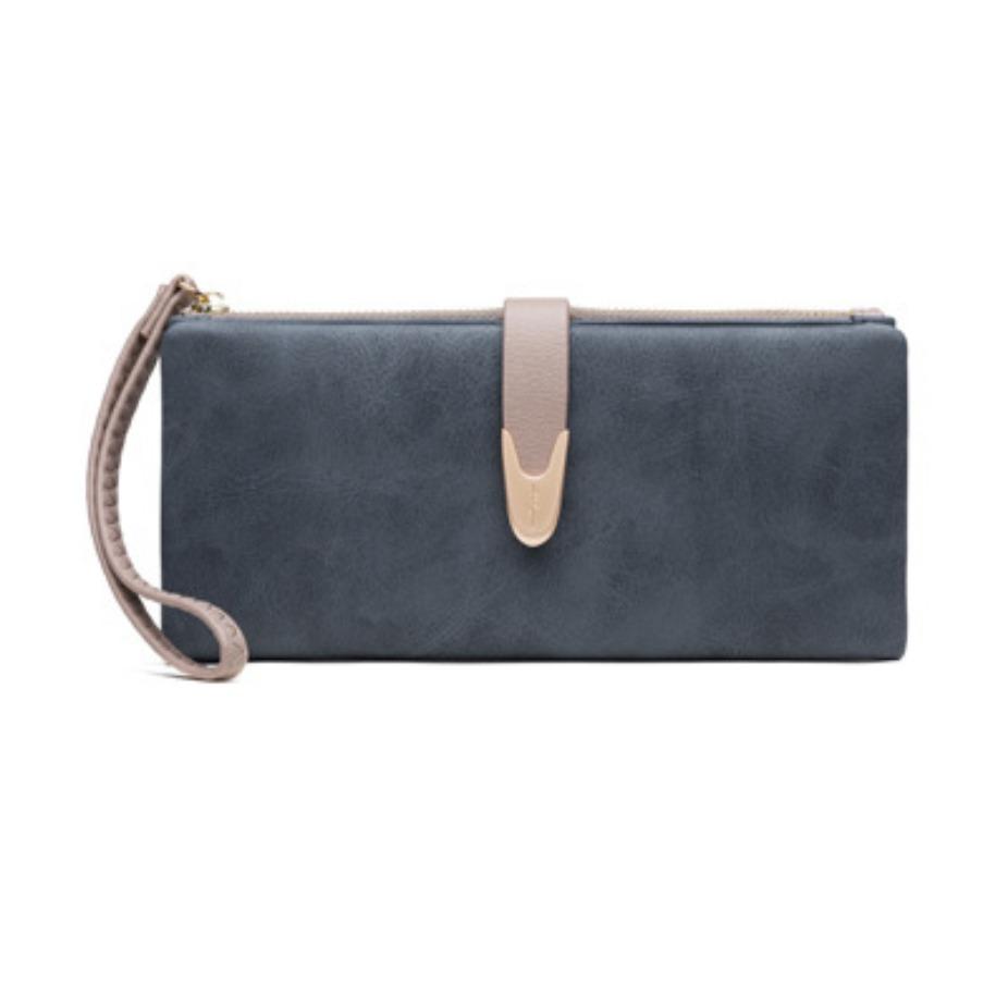 Женский длинный кошелек с ПУ-пряжкой, простой, вместительный, женская сумочка сапфировый
Женский длинный кошелек с ПУ-пряжкой, простой, вместительный, женская сумочка сапфировый