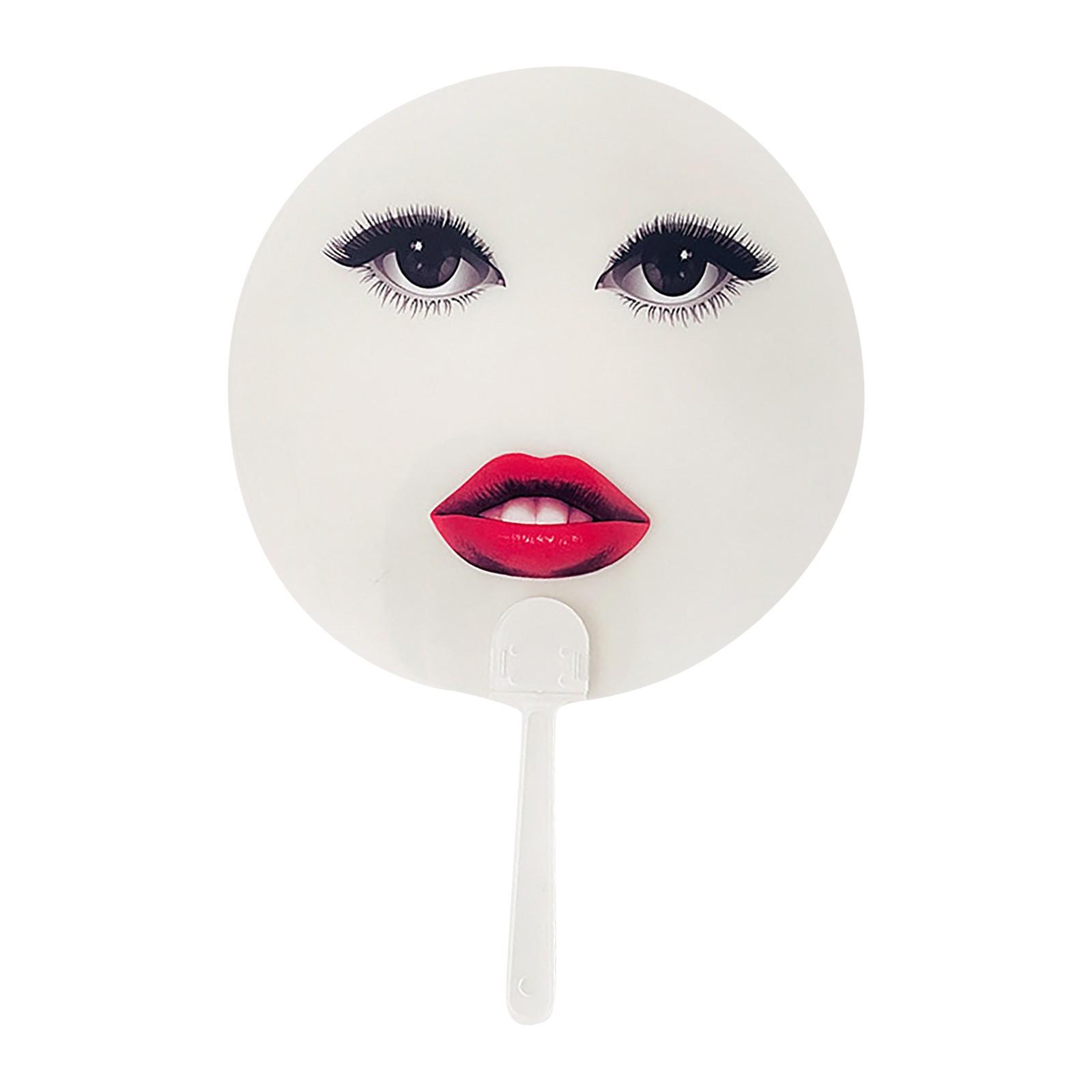 Забавный веер с принтом красных губ, абстрактная подставка, прозрачный ручной маленький круглый веер One Size
Забавный веер с принтом красных губ, абстрактная подставка, прозрачный ручной маленький круглый веер One Size