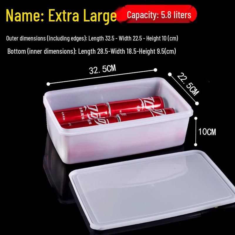 ZISIZ Square Plastic Food Storage Container with Lid
ZISIZ Square Plastic Food Storage Container with Lid