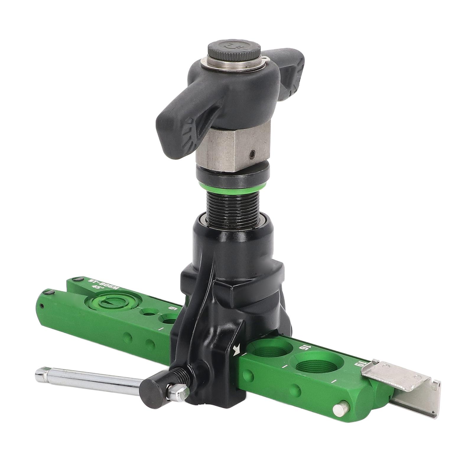 Набор инструментов для развальцовки 1434-дюймовый ручной дрель-привод с храповым механизмом, эксцентриковая трубка 45 градусов с резаком
Набор инструментов для развальцовки 1434-дюймовый ручной дрель-привод с храповым механизмом, эксцентриковая трубка 45 градусов с резаком