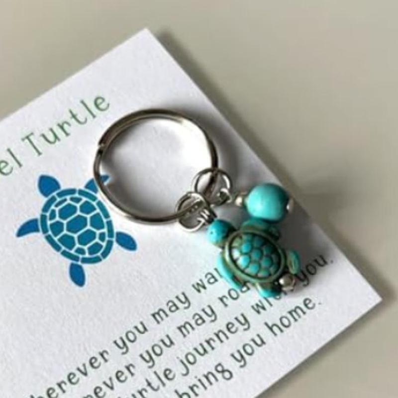 Cute Creative Travel Turtle Keychain Lovely Ocean Sea Animals Key Ring For Women Men Durable Backpack Decoration Gifts as the picture
Cute Creative Travel Turtle Keychain Lovely Ocean Sea Animals Key Ring For Women Men Durable Backpack Decoration Gifts as the picture