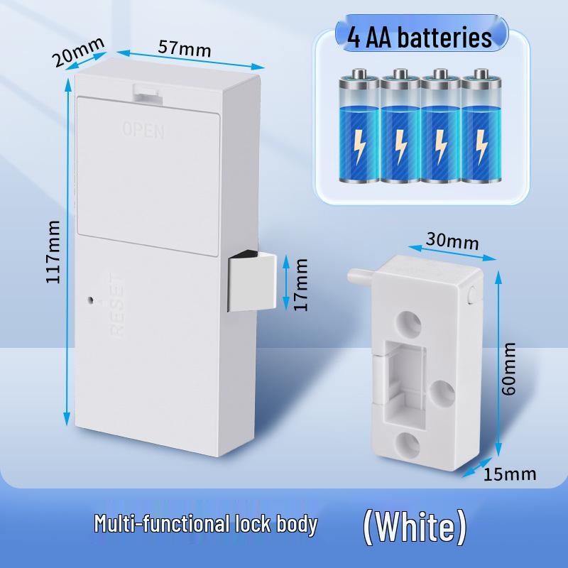 NFC No-Drill Invisible Electronic Lock for Cabinets and Drawers
NFC No-Drill Invisible Electronic Lock for Cabinets and Drawers