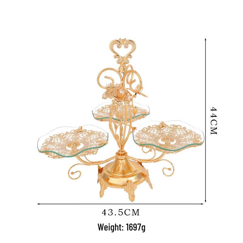 RuHan Three-Head Lace Fruit Basket
RuHan Three-Head Lace Fruit Basket