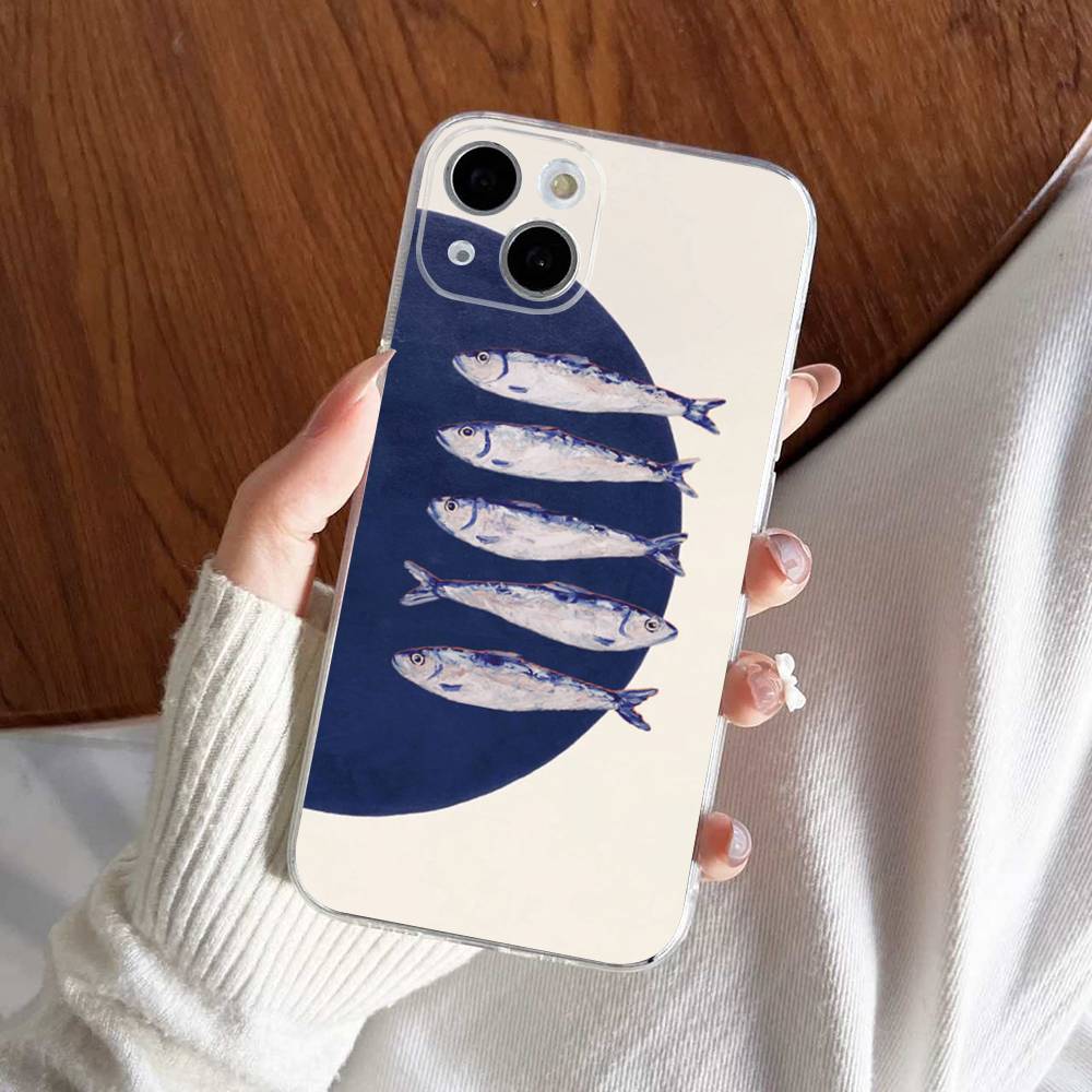 Sardines Retro Art Seafood For IPhone 17 16 15 14 13 12 Mini 11 Pro Max Transparent Case iPhone 17
Sardines Retro Art Seafood For IPhone 17 16 15 14 13 12 Mini 11 Pro Max Transparent Case iPhone 17