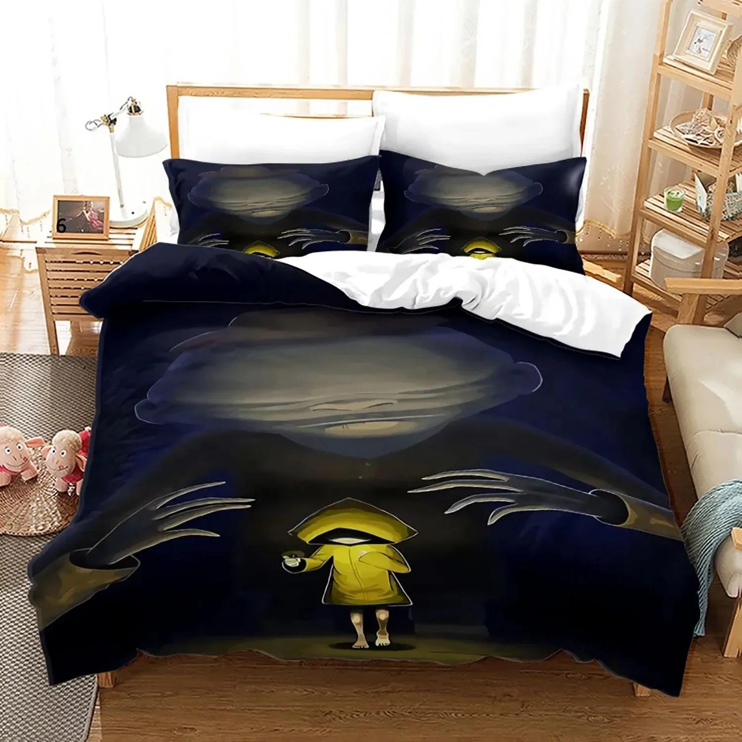 Comforter 3D Game Little Nightmares Bedding Set Single Twin Full Queen King Size Little Nightmares Bed Set Adult Kid Bedroom Comforter (quilt)-EU Single(135*200cm)3pcs
Comforter 3D Game Little Nightmares Bedding Set Single Twin Full Queen King Size Little Nightmares Bed Set Adult Kid Bedroom Comforter (quilt)-EU Single(135*200cm)3pcs