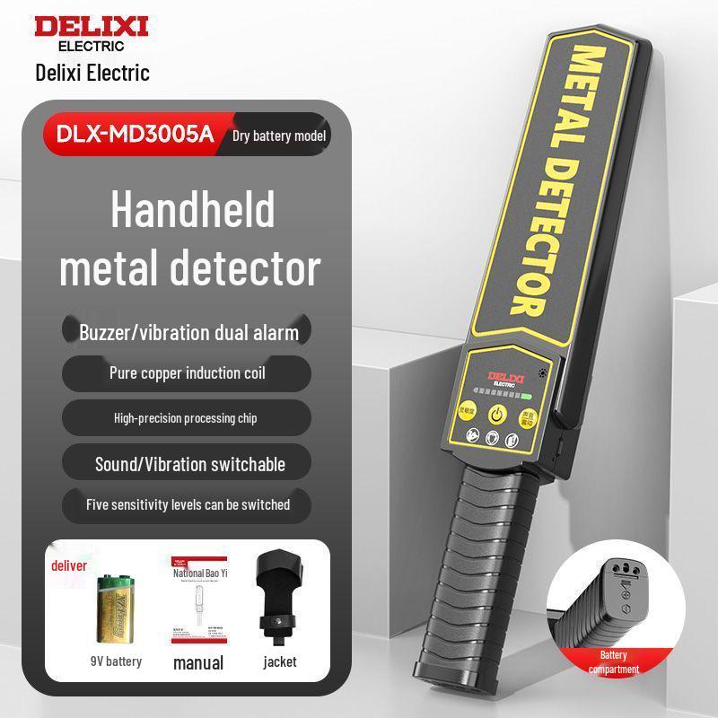 High-Precision Handheld Metal Detector for Security and Exam Room Cell Phone Detection
High-Precision Handheld Metal Detector for Security and Exam Room Cell Phone Detection