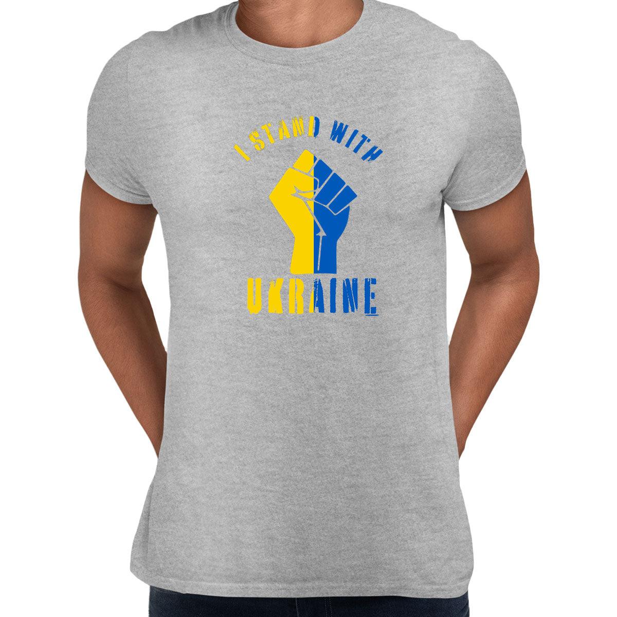 I Stand with UA T-Shirt Ukrainian Support Short Sleeves Tops S серый
I Stand with UA T-Shirt Ukrainian Support Short Sleeves Tops S серый