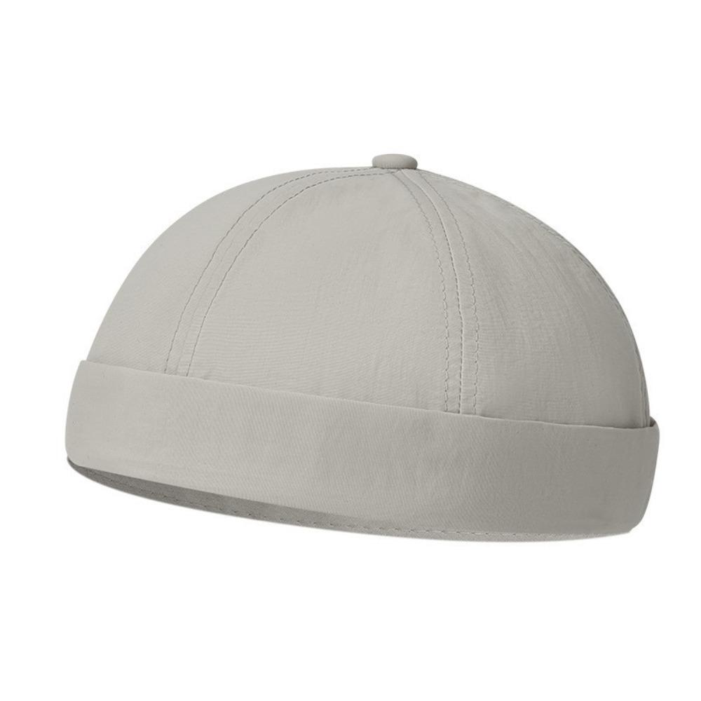 Brimless Men s Landlord Hat Breathable Summer Docker Cap Fashion Dome Melon Cap Unisex Grey No Hole
Brimless Men s Landlord Hat Breathable Summer Docker Cap Fashion Dome Melon Cap Unisex Grey No Hole